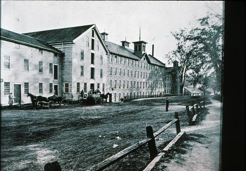 Old photo of unknown mill located in the Berkshires, MA.