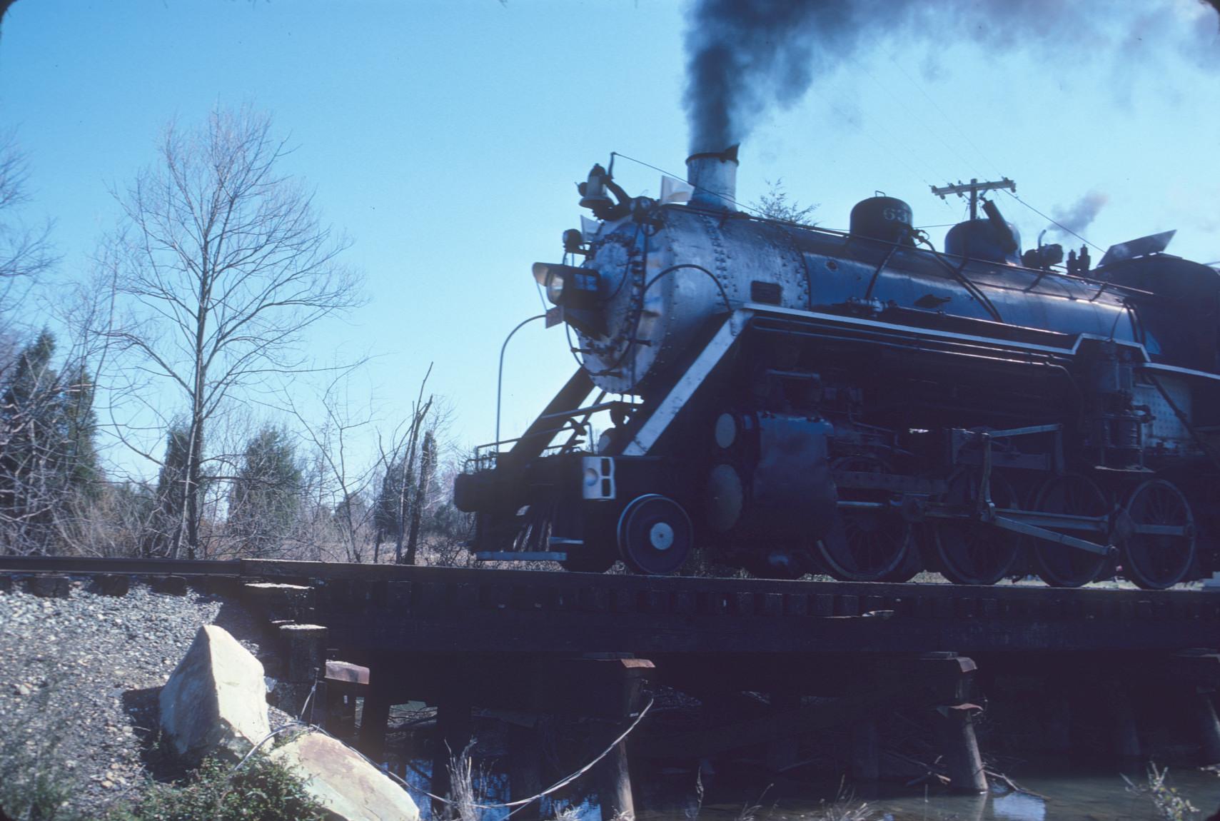 Engine 630 2-8-0 at Thorofare VirginiaBuilt 1904 by Alco-Richmond