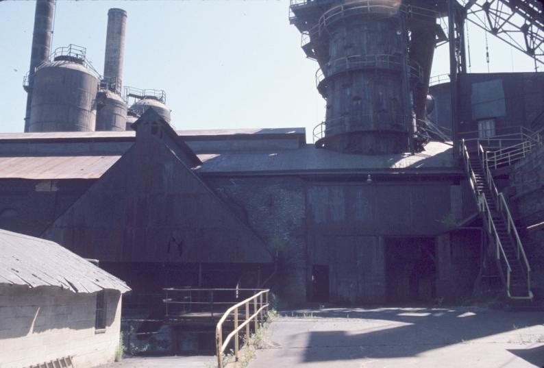 Photograph of E.J. Lavino blast furnace at Sheridan, Pennsylvania.