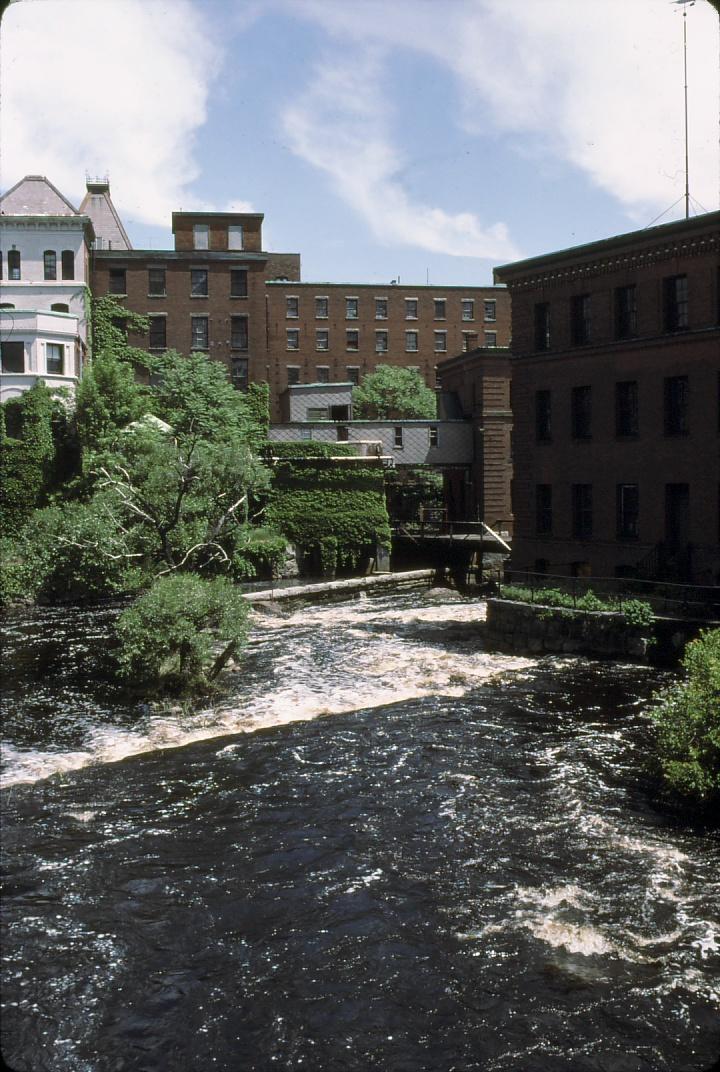 View of the Preston Mill on the Baker's Chocolate mill complex.  Built…