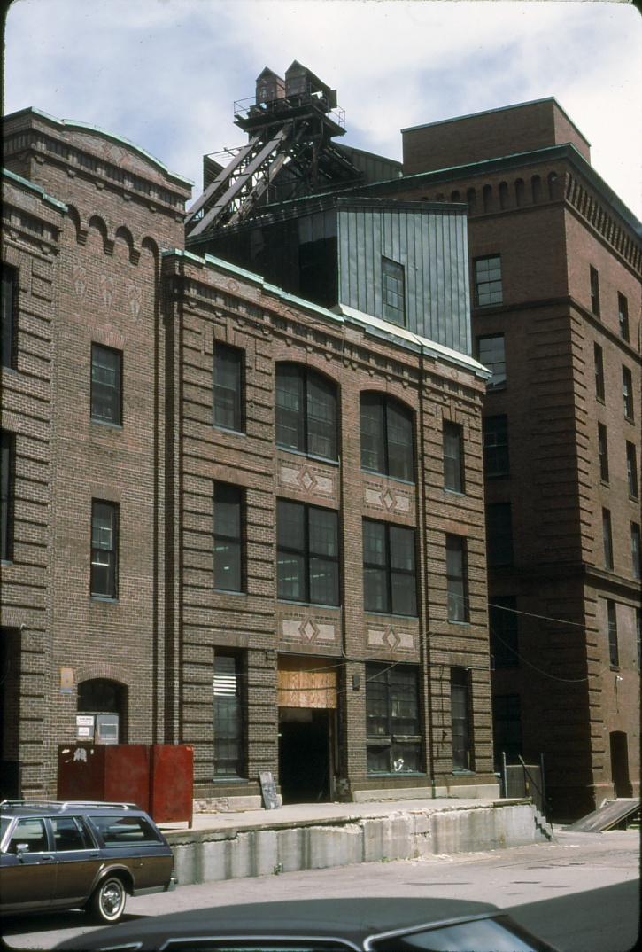 View of the Baker Mill in Dorchester, MA.  Built 1891.