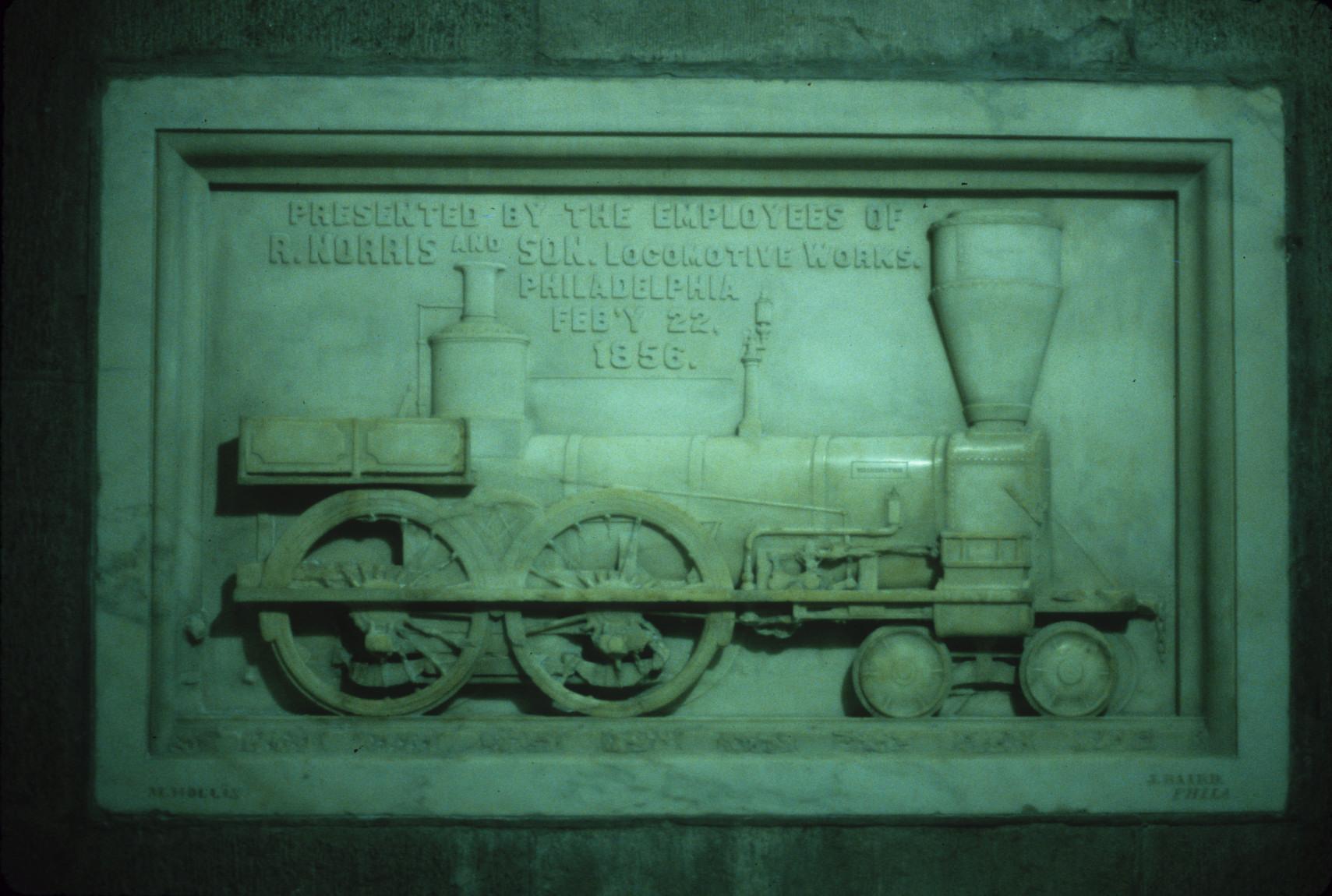 Stone mounted in Washington Monument Washington D.C. 1856Donated by employees…