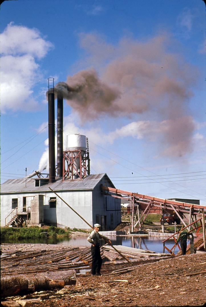 View of saw and planing mill.