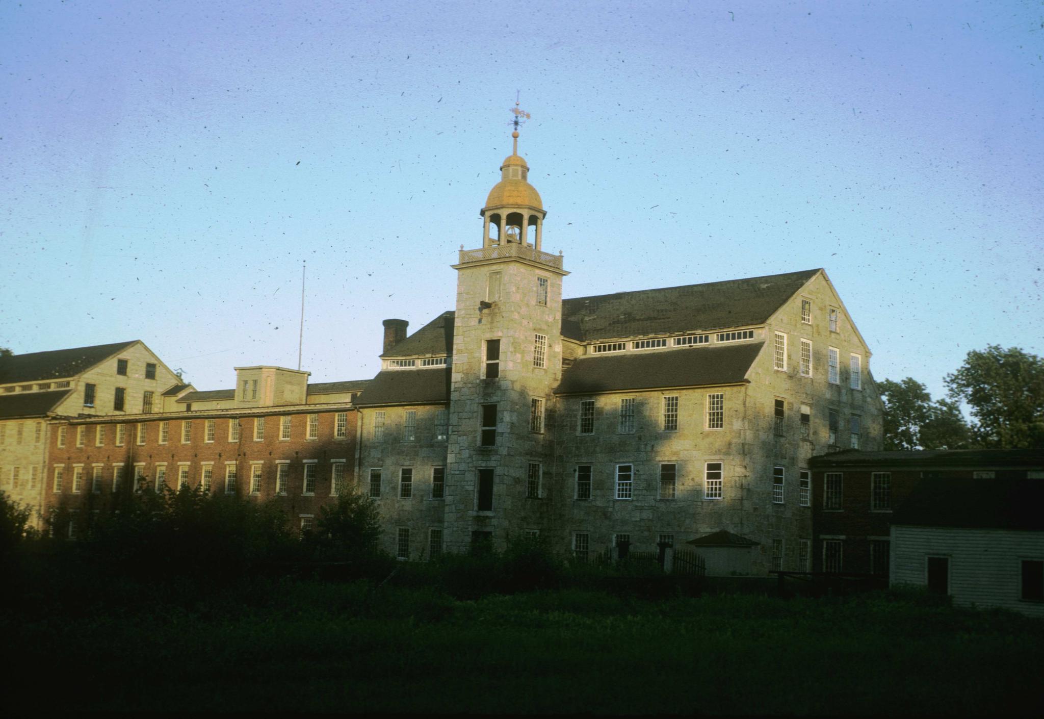 Photograph of the mill showing the interconnected buildings.