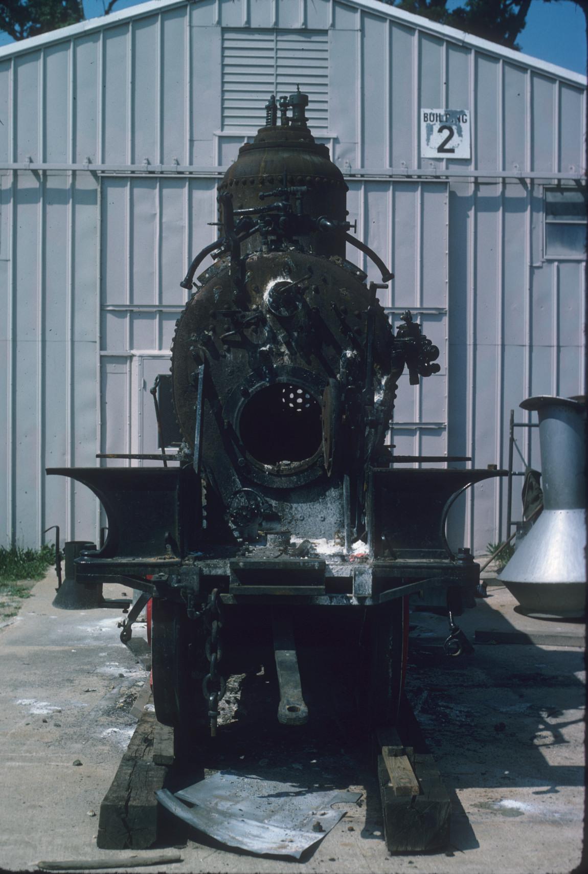 Baldwin locomotive c.1876 4-4-0Under restoration at NMHT