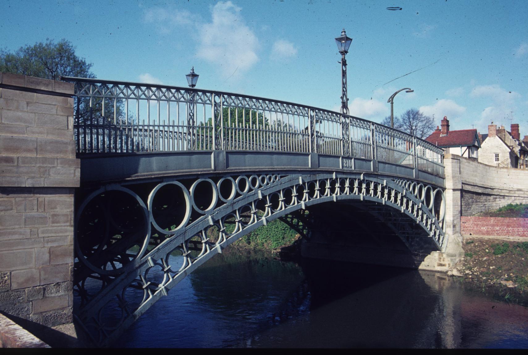 Tickford Bridge, note the parallel spans barely visible at the underside of the…