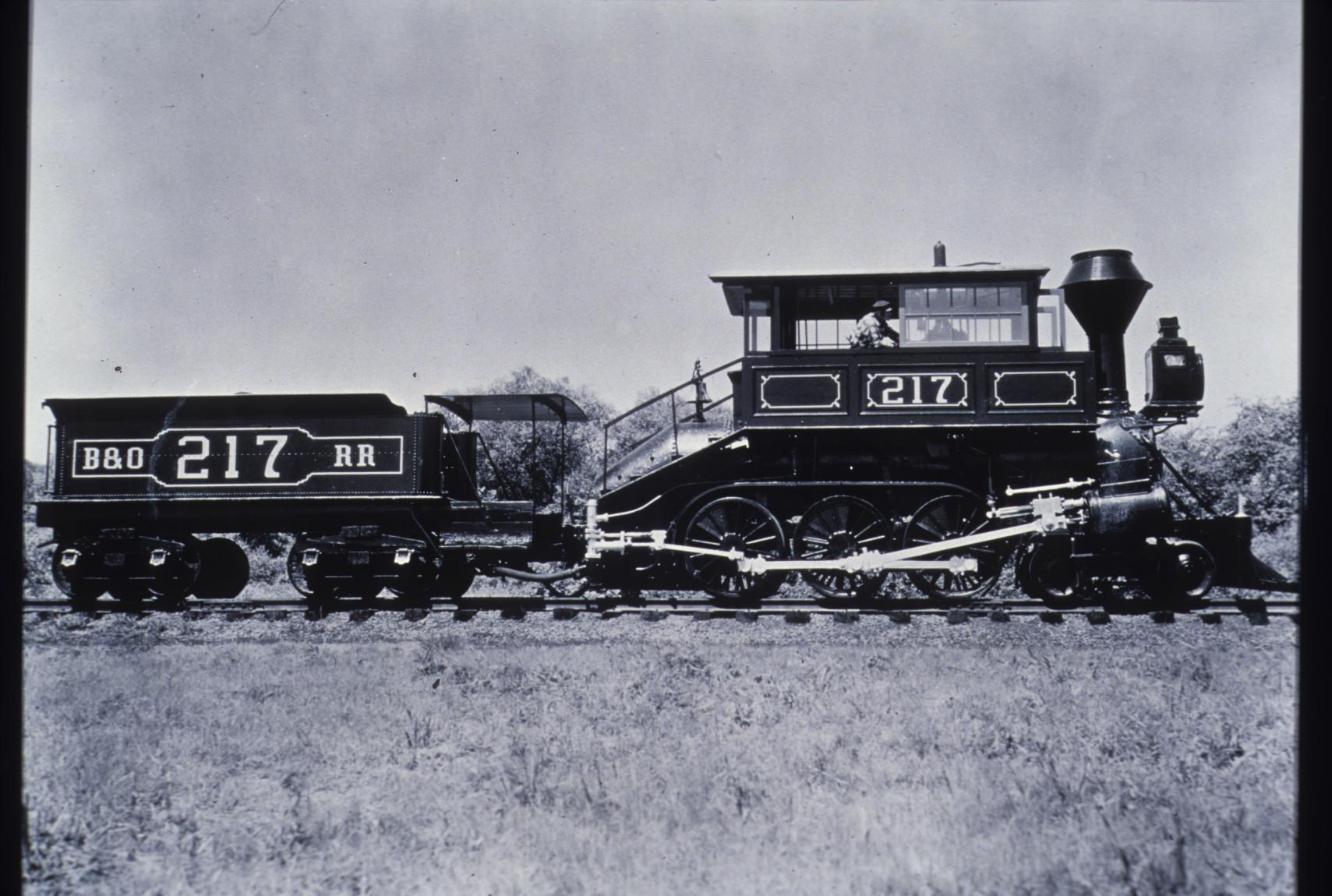 B&O 10-wheel coach(?) 3217B&O Railroad Museum Baltimore Maryland