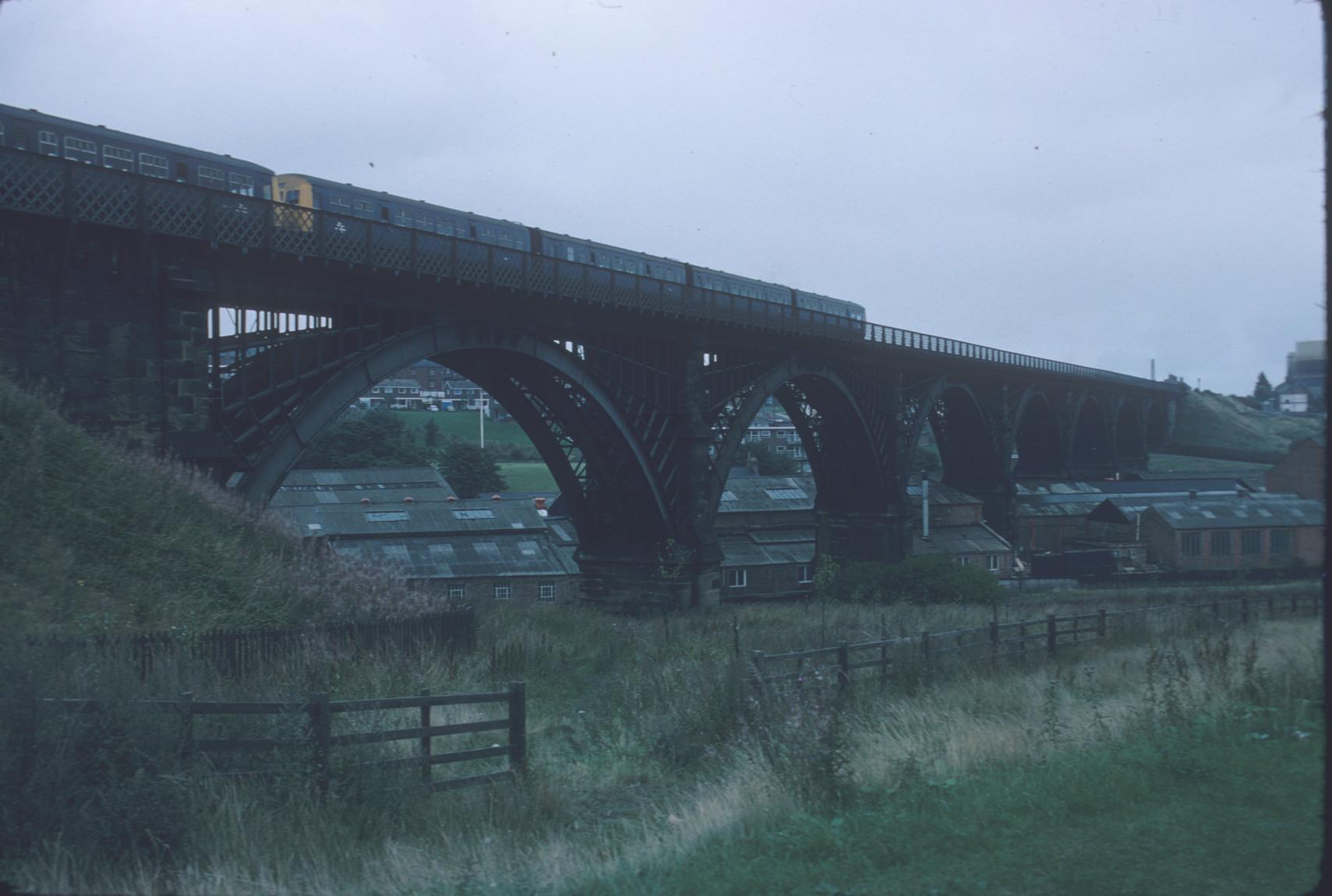 unidentified cast iron railway viaduct