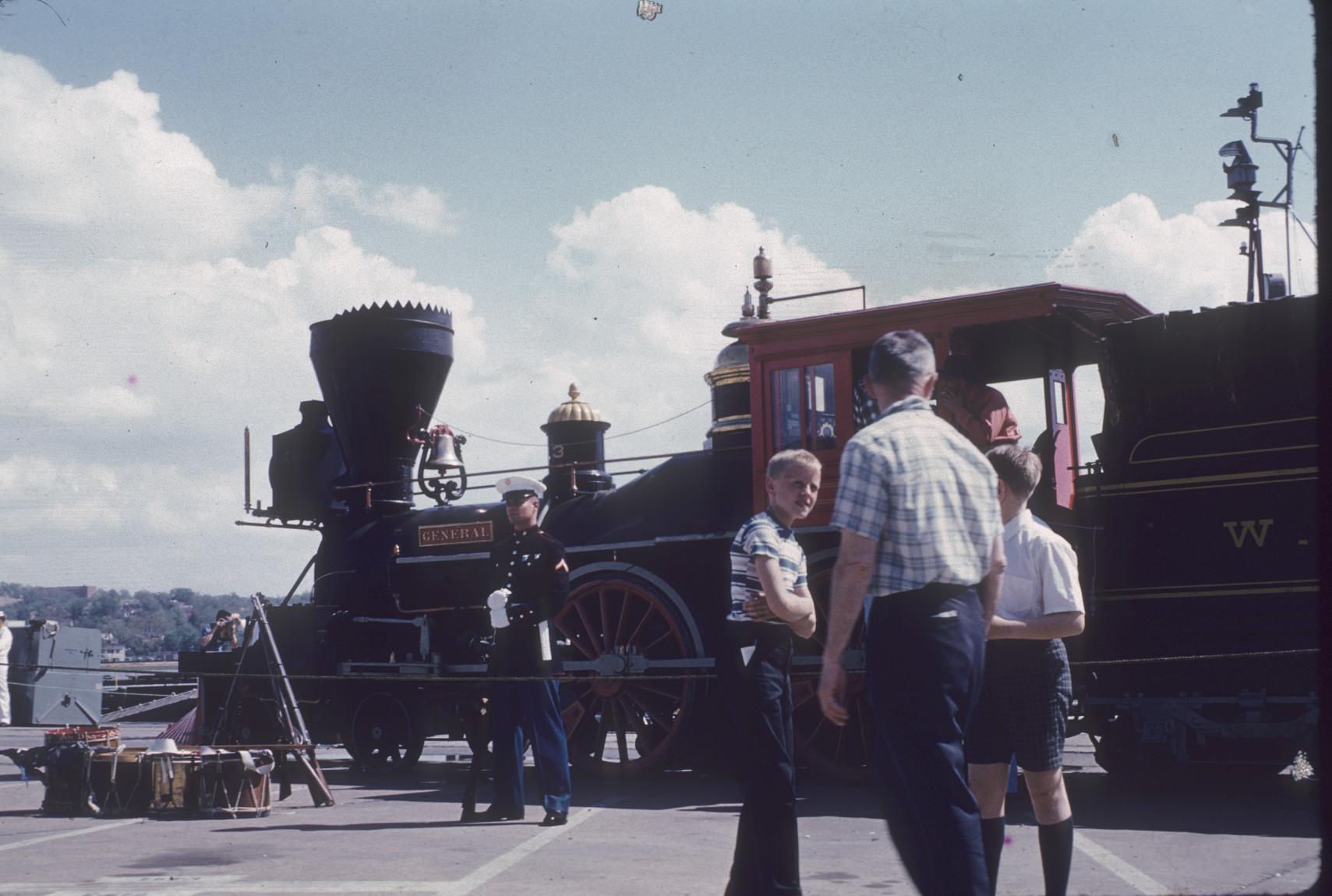 Civil War era Engine 3 \"The General\" (W&A RR)At Navy Yard in…