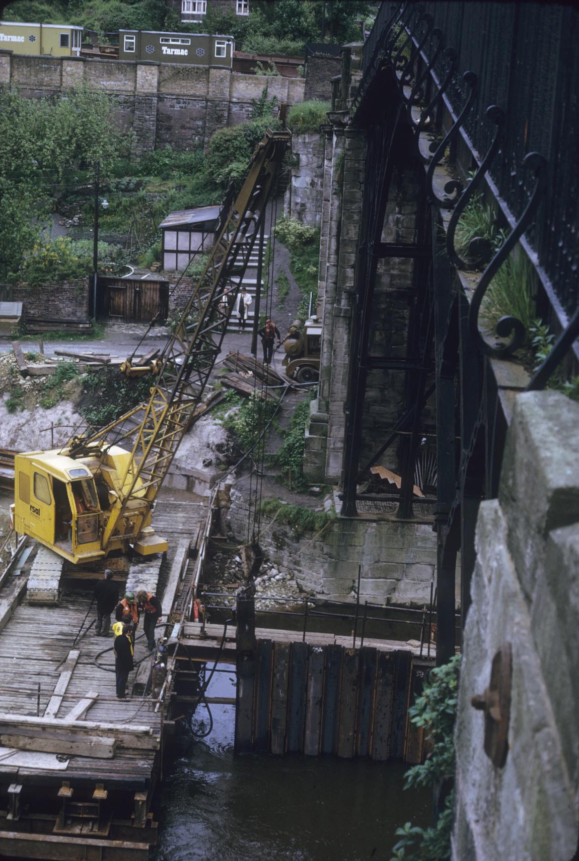 Repairs to the Ironbridge aka Coalbrookdale Bridge