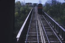 Track and two cars