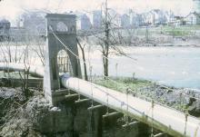 Unidentified Pipe Suspension Bridge