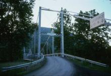 English Center Suspension Bridge