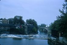 AuSable River Dam and Stone Arch Bridge